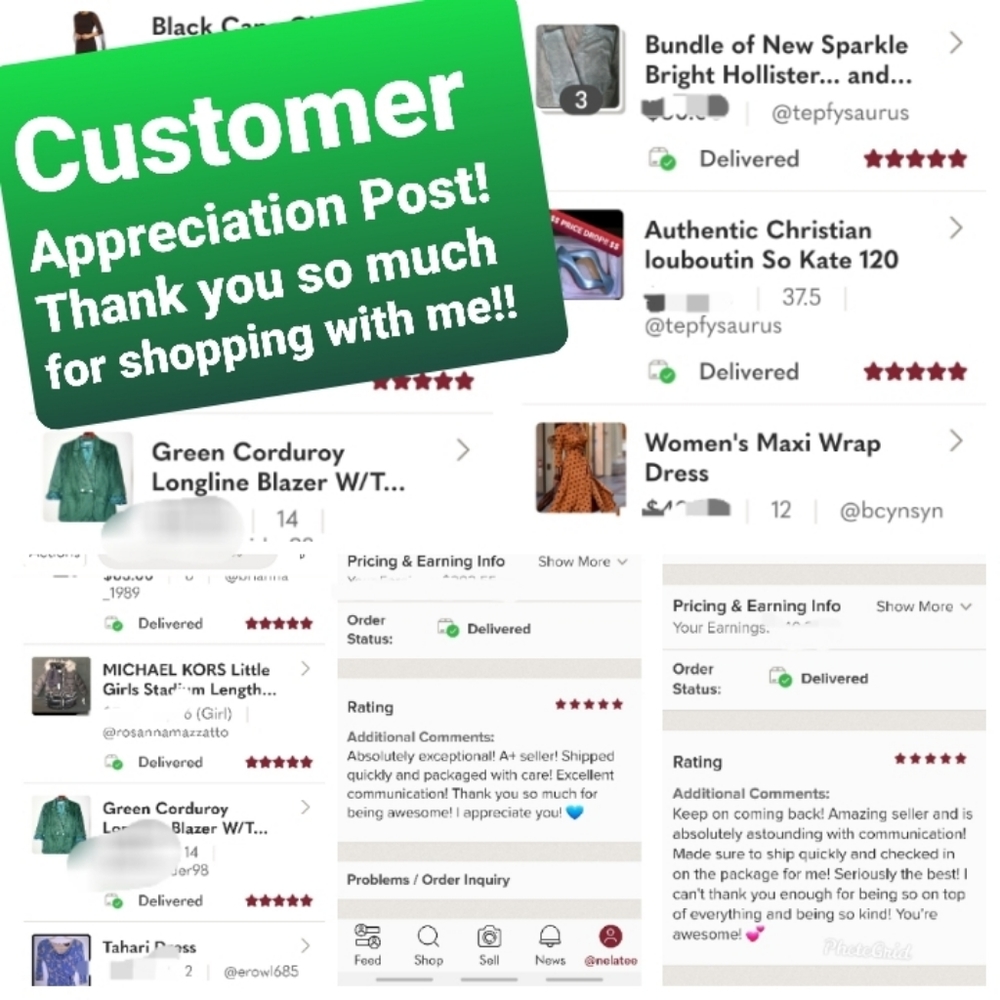 5⭐ Seller Because Of You!!